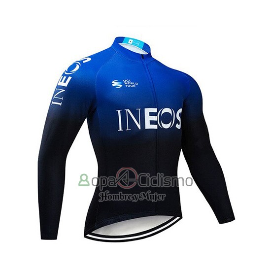 Castelli INEOS Ropa Ciclismo Culotte Largo 2019 Mangas Largas Negro Azul